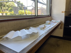 当日の様子（展示物）