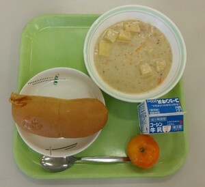 写真：当日の給食