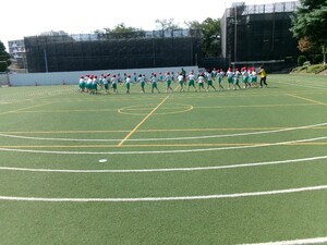 写真：体育の授業の様子